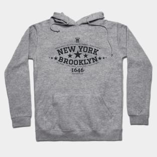 New York Brooklyn, Brooklyn Schriftzug, Brooklyn college style Logo Hoodie